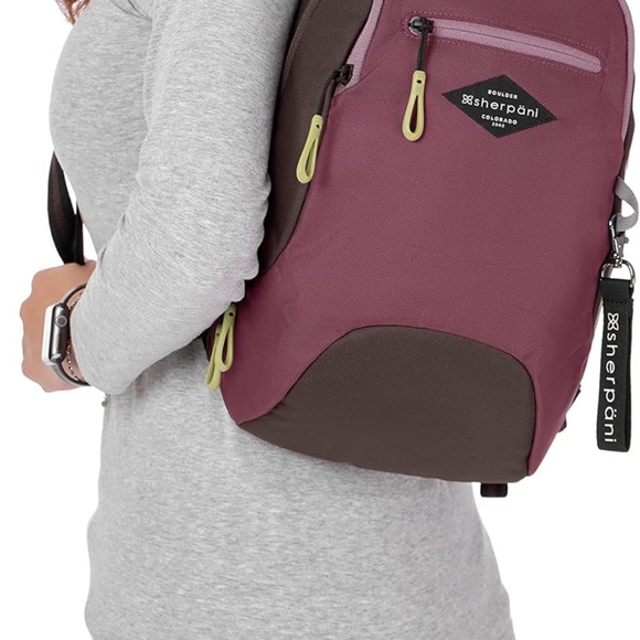 Sherpani Vespa Mini Backpack Bag Rosewood